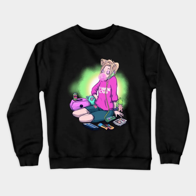 TGIF Girl Crewneck Sweatshirt by LVBart